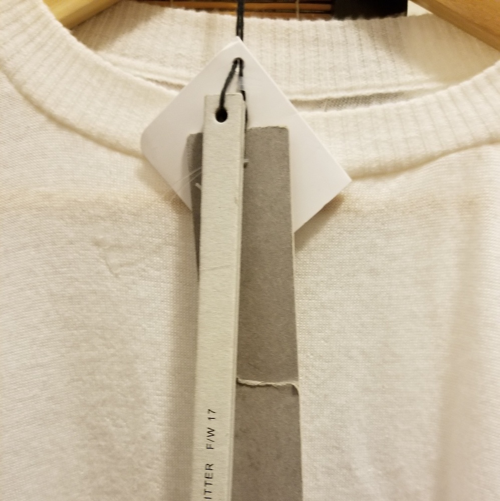 Brand new Rick Owens cashmere sweater RMP $790